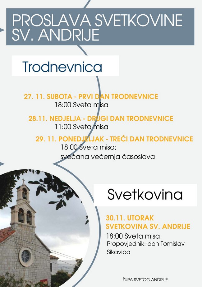 Svetkovina sv. Andrije w