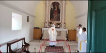 Na Svetom Vidu blagoslovljena obnovljena oltarna slika